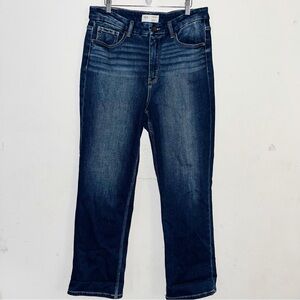 Classic Women's Dark Wash Straight Jeans